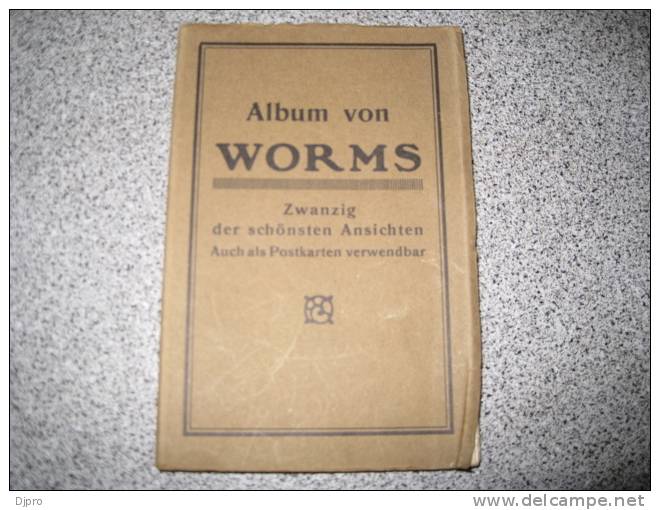 WORMS ALBUM VON  20 Zwaning Der Schonsten Ansichten - Worms