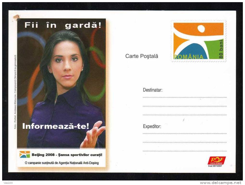 Campagne Antidrogues - PAP 2007. Antidrug Campaign Stationery PC Romania. Drug Drogue, Beijink 2008, Children. - Drogue