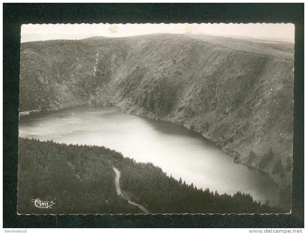 CPSM - Orbey ( Haut Rhin 68) - Vue Aérienne - Le Lac Blanc ( COMBIER CIM 26983) - Orbey