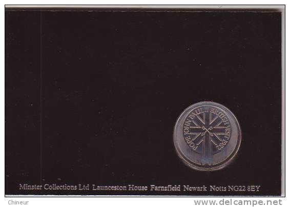 COFFRET PIECE ARGENT JEAN PAUL II EN GRANDE BRETAGNE 1982 - Maundy Sets & Commemorative