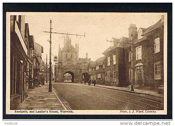 Early Postcard Eastgate & Landor's House Warwick Warwickshire - Ref 424 - Warwick