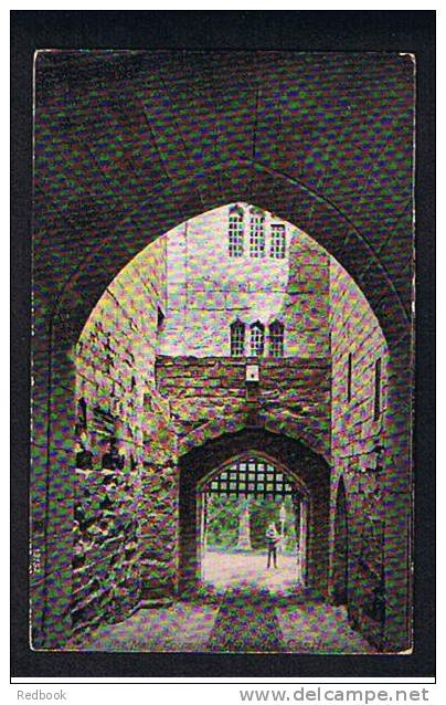 Early Wrench Postcard The Main Entrance Warwick Castle Warwickshire - Ref 424 - Warwick