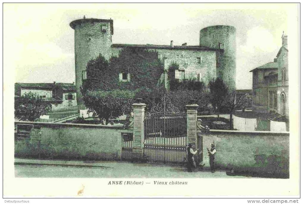 ANSE Rhône 69 : Le Vieux Chateau 1947 - Anse