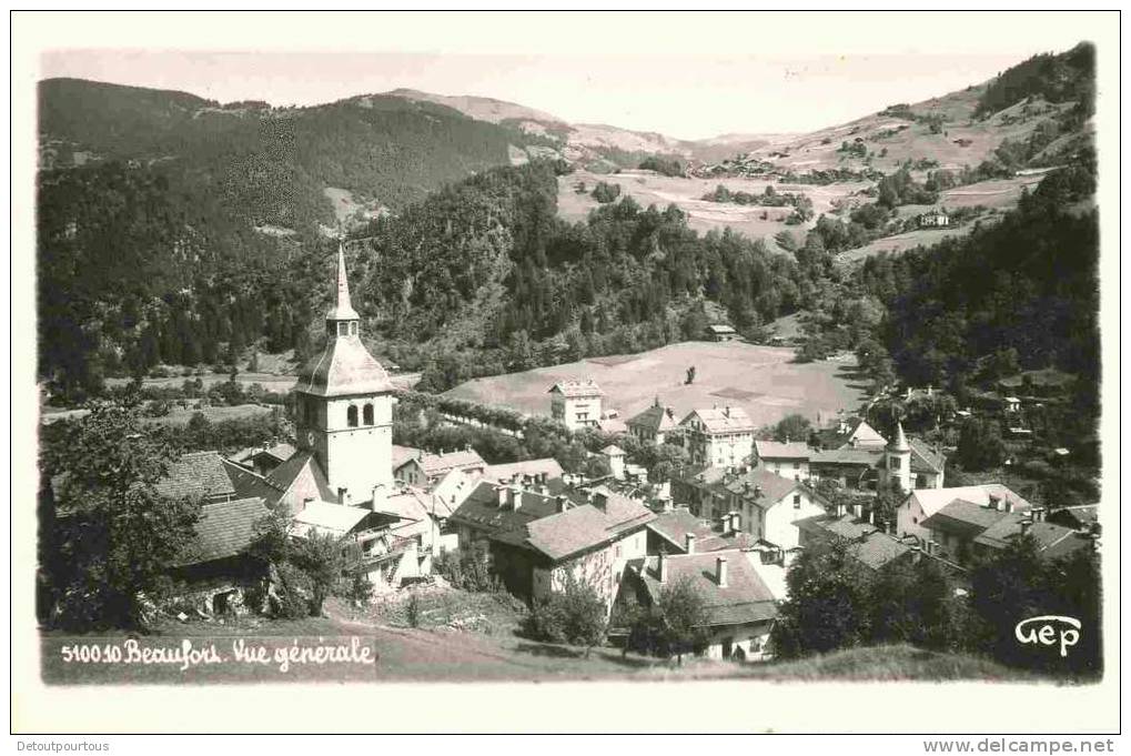 BEAUFORT SUR DORON  Savoie Vue Générale Village 1959 - Beaufort