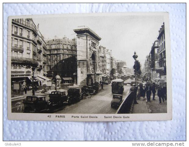 PORTE SAINT DENIS (nombreuse Voitures) - Nahverkehr, Oberirdisch