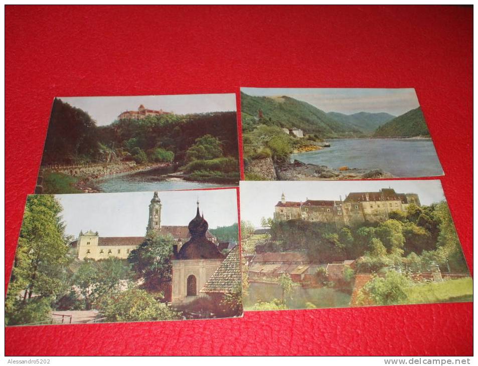 Waldviertel Und Mittlere Donau Lot Of 4 Postcards - Sonstige & Ohne Zuordnung