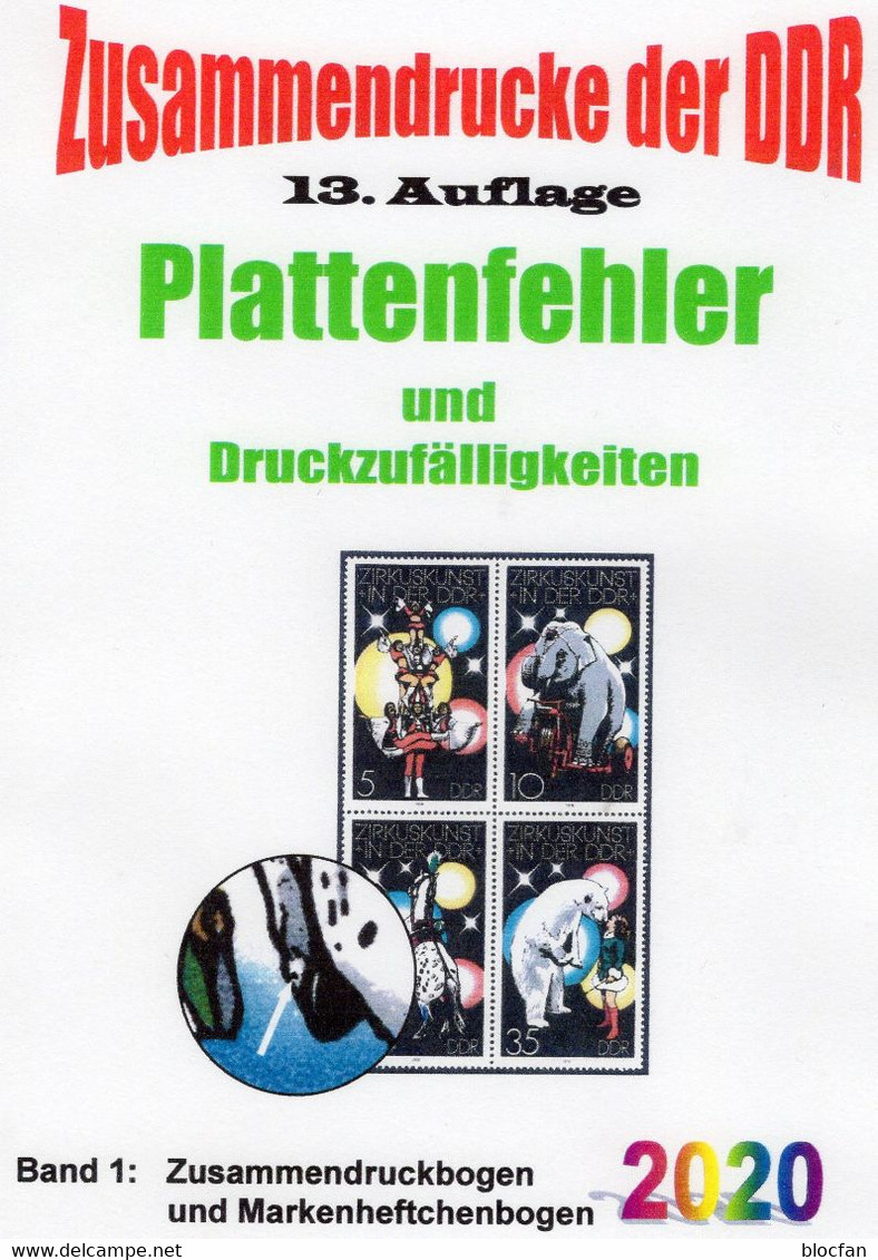 Kleinbogen Zirkus 1978 DDR 2364/7KB Mit 2365+2366I ** 100€ Abart 6.Punkt Fleck Im Huf Artistic Bloc Sheetlet Bf GDR - Se-Tenant