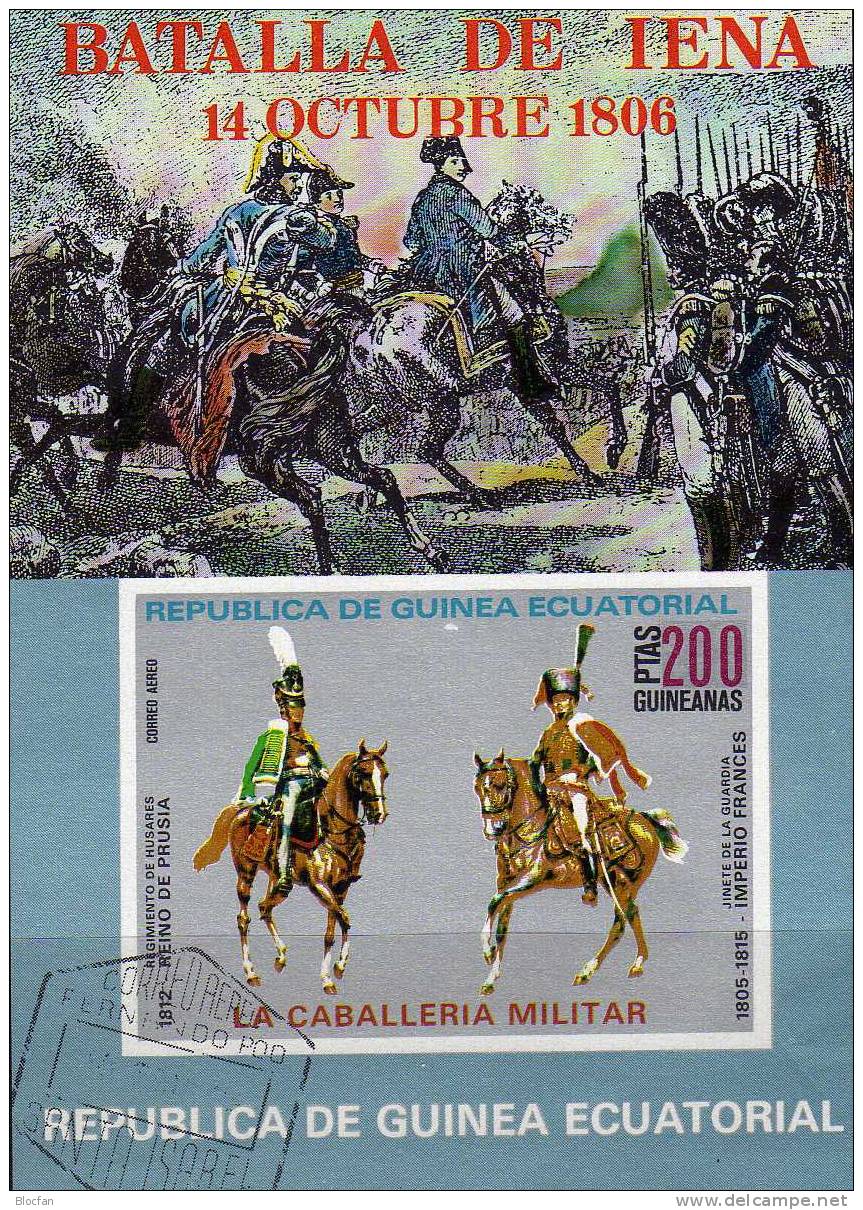 Gardist / General Napoleon Äquator. Guinea 782/3, Block 207 Plus 208 O 5€ - Guinée Equatoriale