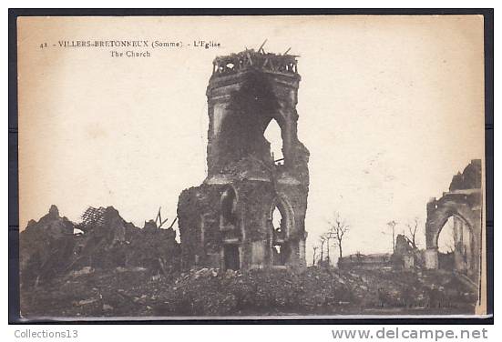 SOMME - Villers Bretonneux - L'eglise - Villers Bretonneux