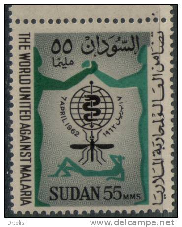 SUDAN / 1962 / MEDICINE / WHO / MALARIA / MOSQUITO / MALARIA ERADICATION / MNH / VF - Sudan (1954-...)