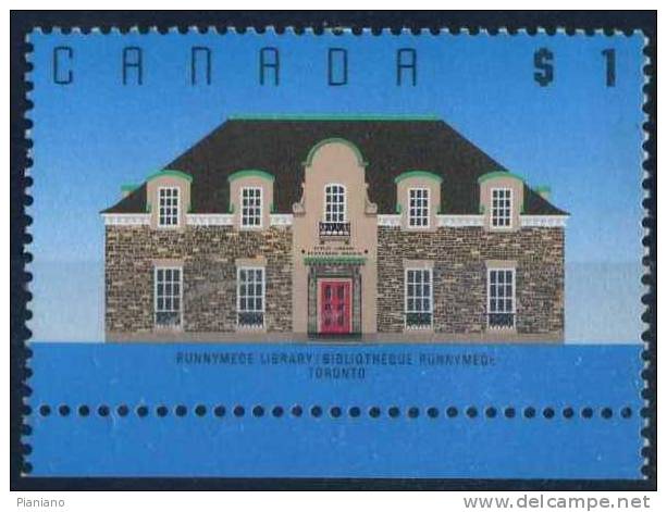 PIA - CANADA - 1989 : Série Courante : Architecture Canadienne  - (Yv 1094-95) - Unused Stamps