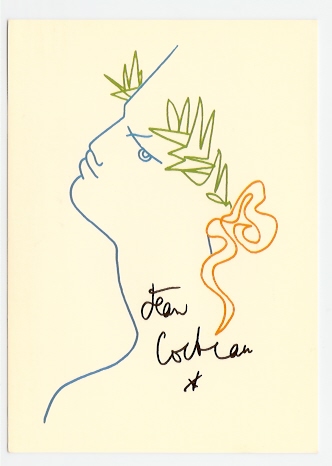 Jean Cocteau: Profil D´ Orphee (09-1490) - Peintures & Tableaux