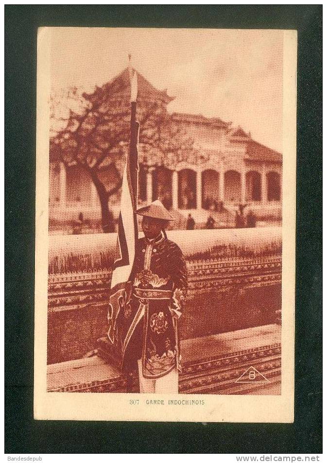 Un Garde Indochinois ( Exposition Coloniale Paris 1931 Indochine Publicité Jacques MARFAN Recouvrement De Créances BRAUN - Esposizioni