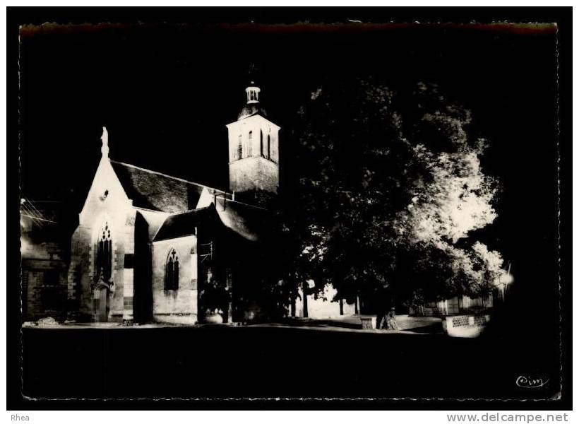 37 Vouvray Eglise Effet De Nuit D37D K37281K C37281C RH071452 - Autres & Non Classés