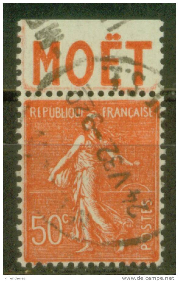 France Bande Publicitaire "MOET" Oblitérée - Type A Définir - Prix De Départ 1,5 Euro - Other & Unclassified