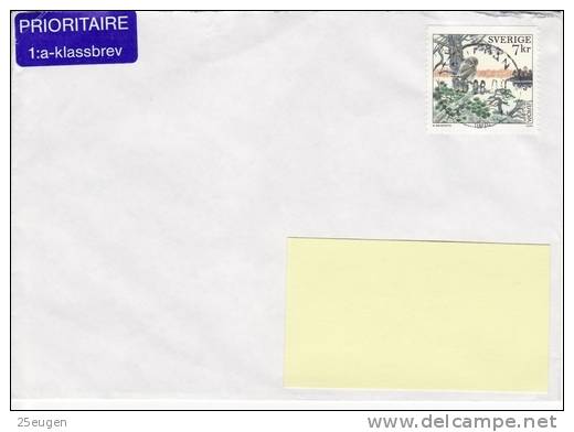 SWEDEN COVER SENT TO POLAND 2000 - Cartas & Documentos