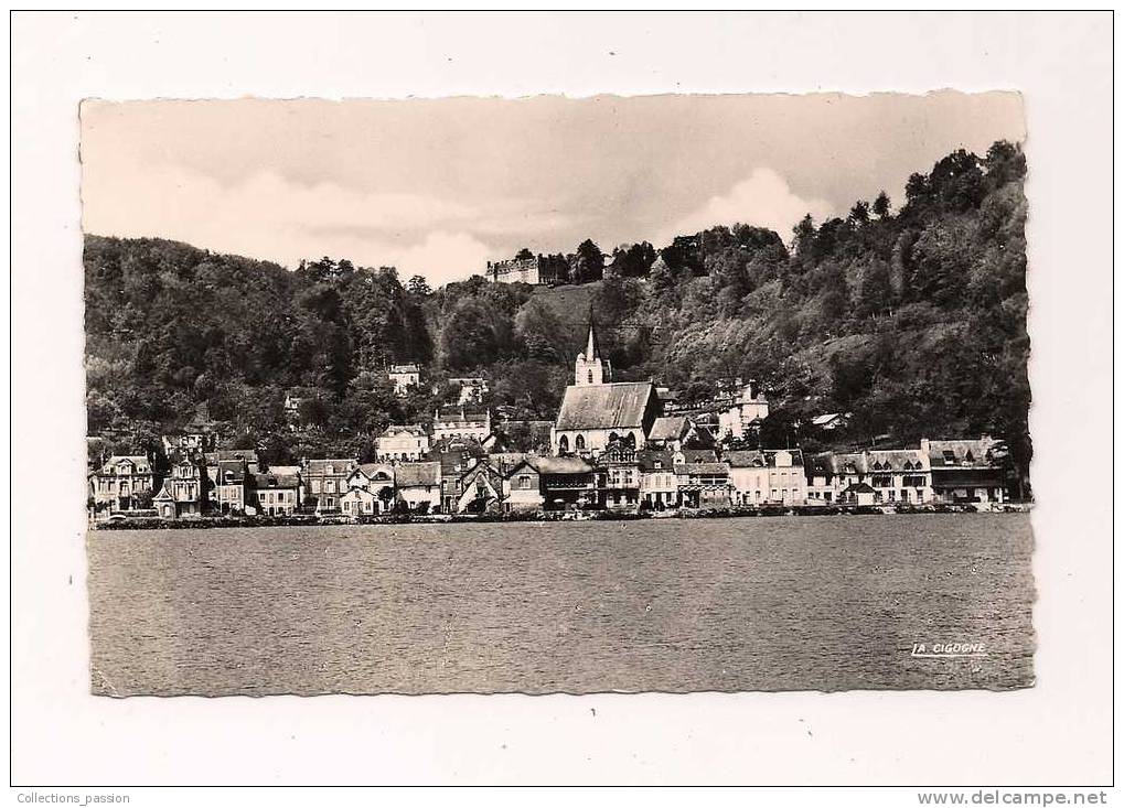 Cp , 76 , VILLEQUIER , Vue Générale , Voyagée 1954 - Villequier