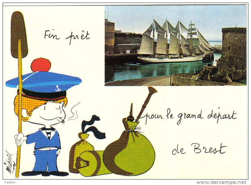 Carte Postale 29. Brest  Lommik  à Brest Par Mickaël Trés Beau Plan Bt6 - Bretagne