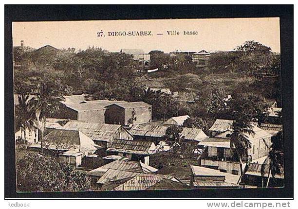 Early Postcard Ville Basse - Diego-Suarez - France Interest - Ref 425 - Madagascar