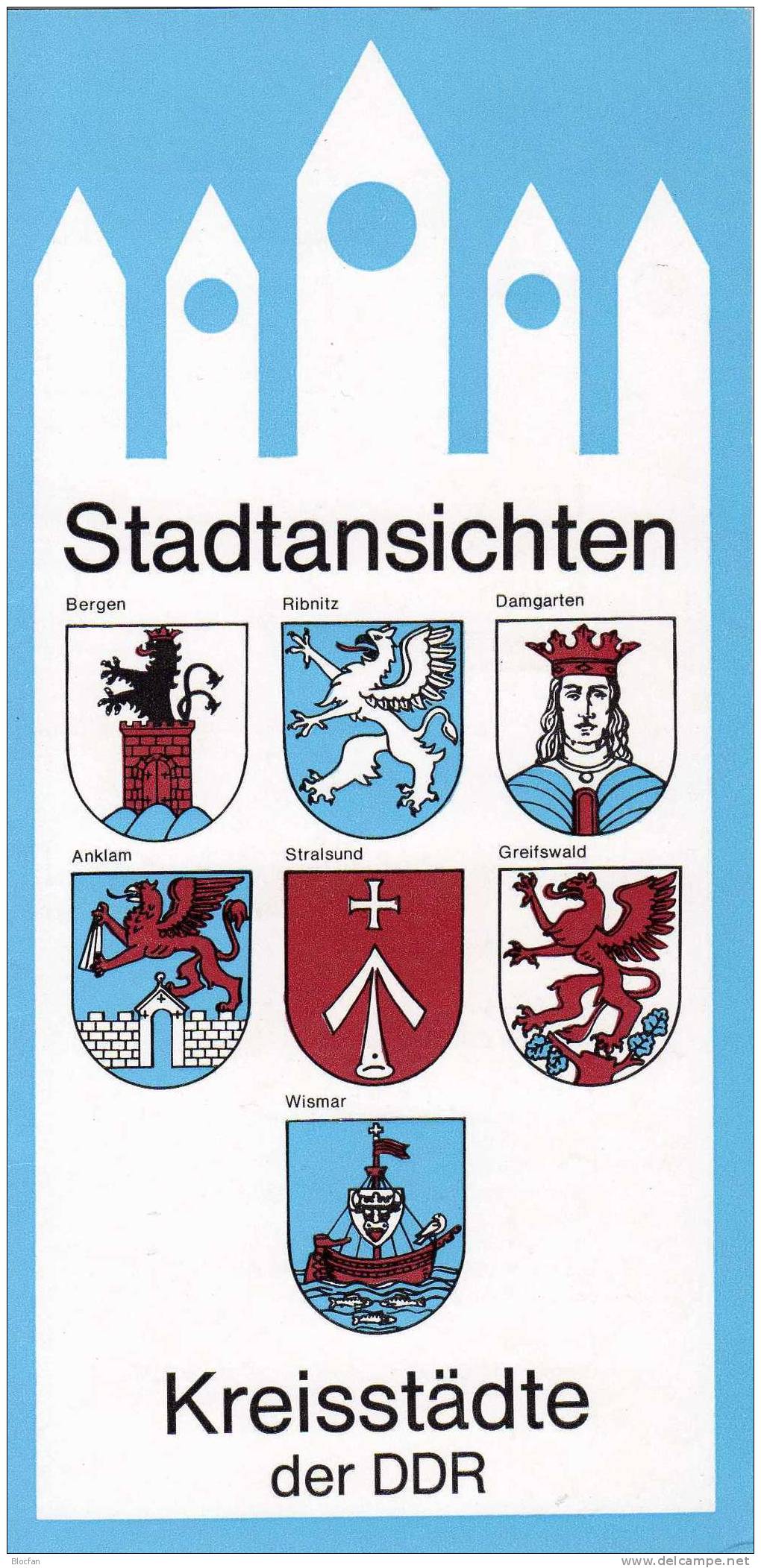 Gedenkblatt Städte - Luftbilder DDR 3161/6 **/o Plus ZB3/88 SST 15€ - 1° Giorno – FDC (foglietti)