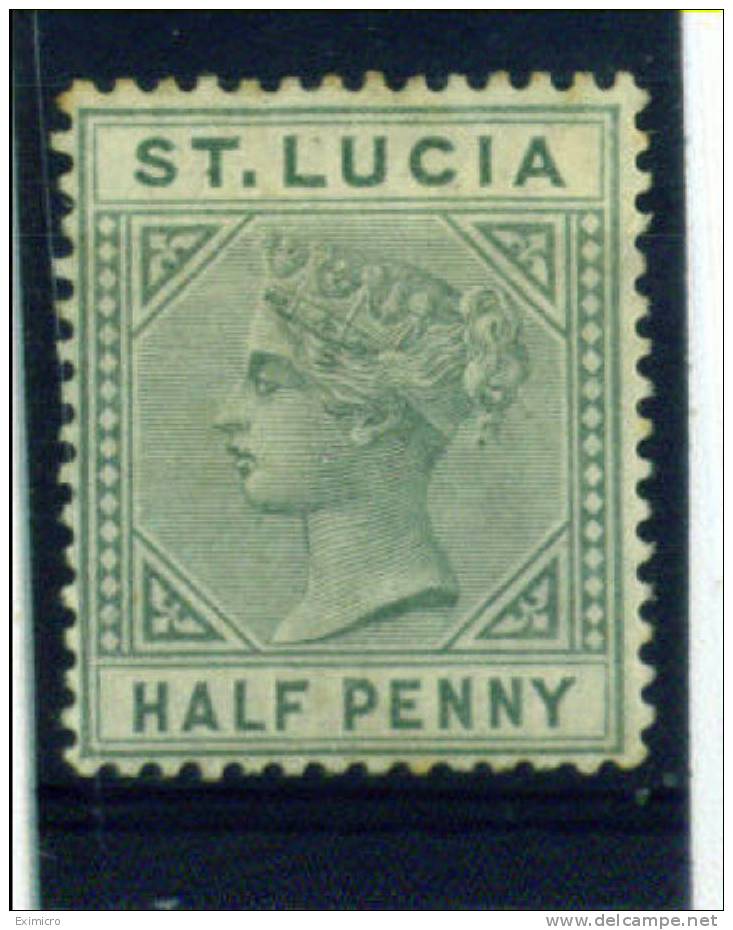 ST LUCIA 1883 ½d SG 31 MOUNTED MINT Cat £18 - Ste Lucie (...-1978)