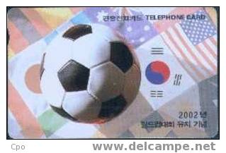 # KOREA MO9607126 2002 World Cup  Ball Football 5000 Autelca 07.96  -sport,football-   Tres Bon Etat - Korea (Süd)