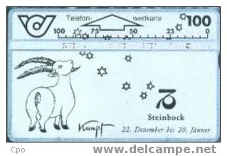 # AUSTRIA 103 Kumpf Steinbock Zodiac 100 Landis&gyr 12.94 Tres Bon Etat -zodiac,zodiaque- - Oostenrijk