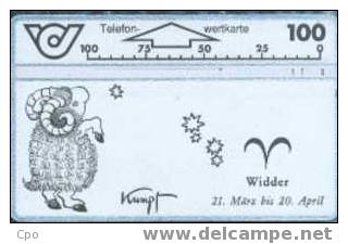 # AUSTRIA 111 Kumpf Widder Zodiac 100 Landis&gyr 03.95 Tres Bon Etat -zodiac,zodiaque- - Austria