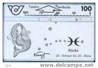 # AUSTRIA 78 Kumpf Fische Zodiac 100 Landis&gyr 02.94 Tres Bon Etat -zodiac,zodiaque- - Oostenrijk