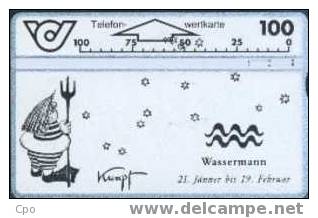 # AUSTRIA 49 Kumpf Wassermann Zodiac 100 Landis&gyr 01.93 Tres Bon Etat -zodiac,zodiaque- - Austria