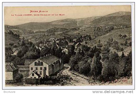 Cpa ORBEY Entre Colmar Et Lac Blanc - Weick 10202 - Orbey