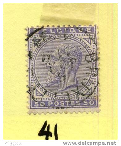 Leopold II   41   TB Oblitéré   Cote 40 € - 1883 Léopold II