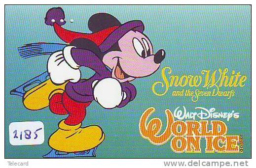 Télécarte DISNEY Japon (2185) * JAPAN * PHONECARD  * SNOWWHITE * LA BELLE NEIGE * SCHNEEWITTCHEN - Disney