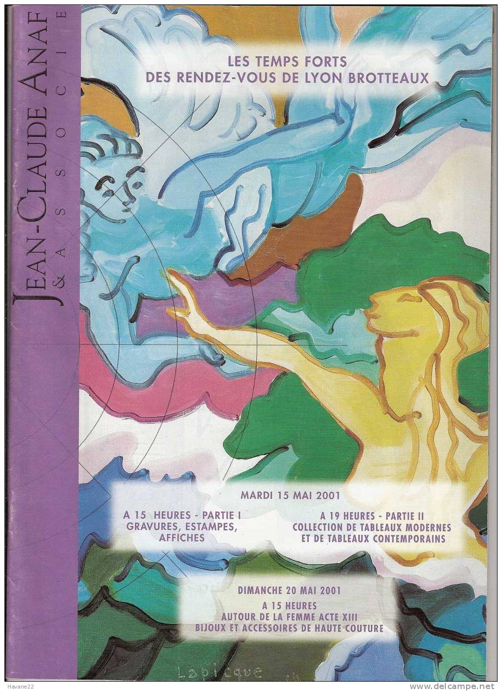 J C ANAF ESTAMPES AFFICHES IVOIRE Cata De Vente 2001 - Art