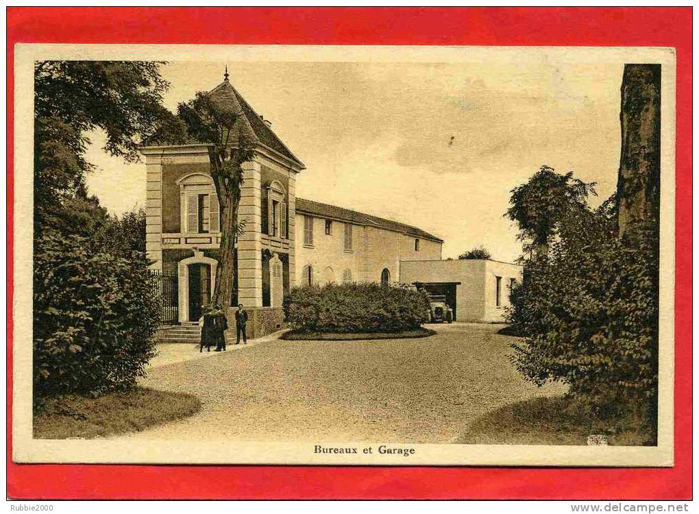 GROSLAY CHATEAU VIEUX 25 RUE DE MONTMORENCY HOTEL RESTAURANT PENSION BUREAUX GARAGE CARTE PUBLICITAIRE EN TRES BON ETAT - Groslay