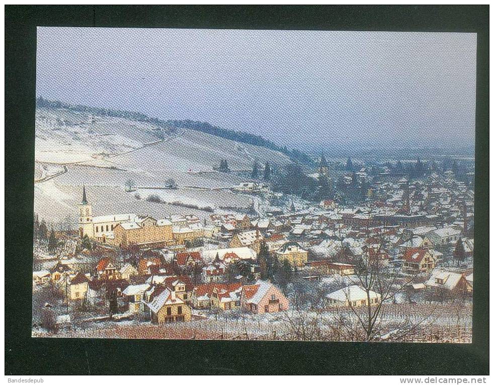 BARR (67) - Vue Sous La Neige ( Ed. MARASCO Aspect Toilé Collection Tabac C. REMY Barr) - Barr