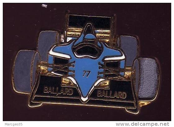 Pin's F1,formule1, Bleu, 77,course,voiture, Ballard - F1