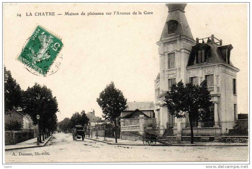 La Chatre - Maison De Plaisance Sur L'avenue De La Gare - La Chatre