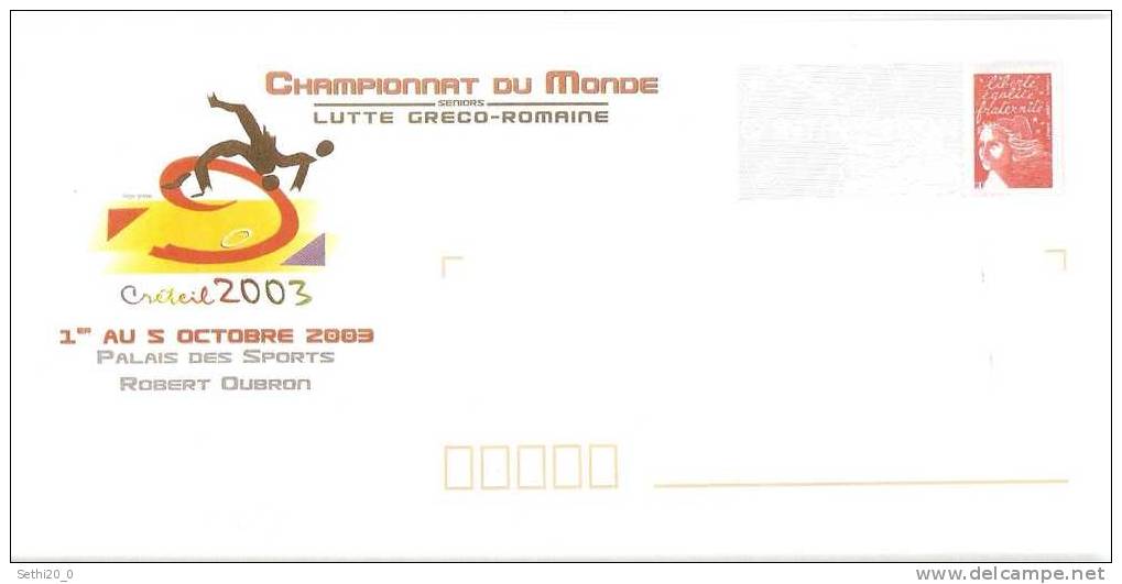 France PAP Lutte Greco Romaine< Championnat Du Monde Creteil - Worstelen