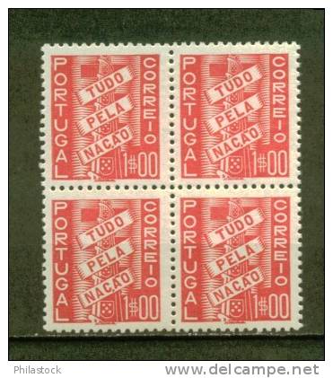 PORTUGAL N° 583 ** Bloc De 4 - Unused Stamps