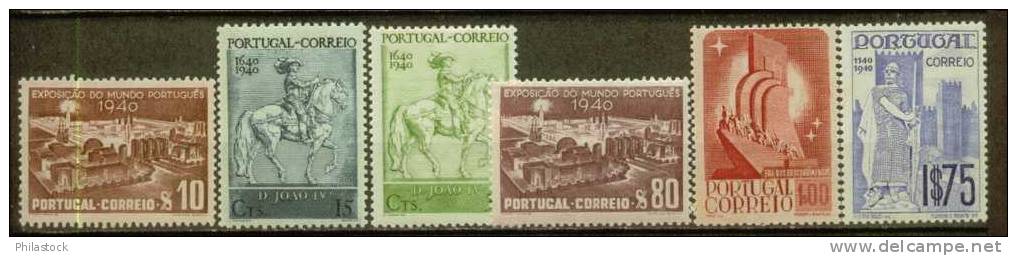 PORTUGAL N° 608 à 615 ** Saufs 610 & 612 - Unused Stamps