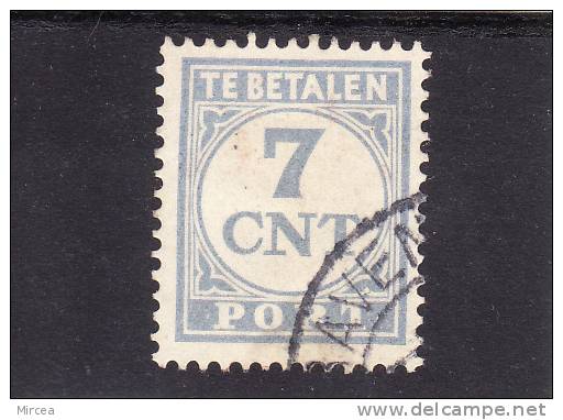 M-4401 - Pays-Bas Taxes Yv.no.63 Oblitere - Postage Due