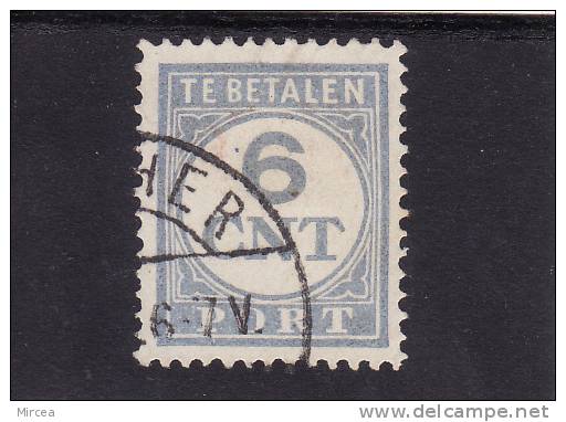 M-4404 - Pays-Bas Taxes Yv.no.62 Oblitere - Postage Due