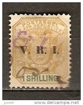 South Africa/Transval  1900  1/- (o) Optd. V.R.I. - Transvaal (1870-1909)