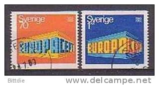 Schweden  634/35 , O  (S 24)* - Used Stamps