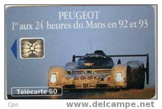 # France 373 F399 PEUGEOT 905 3 50u Sc5 07.93  -voiture,car-  Tres Bon Etat - 1993