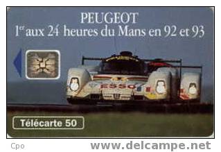 # France 375 F397 PEUGEOT 905 4 50u Sc5 07.93  -voiture,car- Tres Bon Etat - 1993