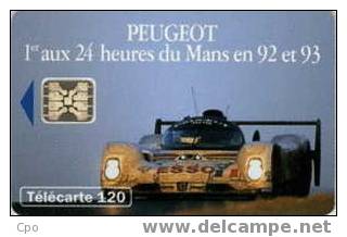 # France 374 F400 PEUGEOT 905 3 120u Sc5 07.93  -voiture,car- Tres Bon Etat - 1993