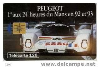 # France 378 F404 PEUGEOT 905 5 120u So3 07.93  -voiture,car- Tres Bon Etat - 1993