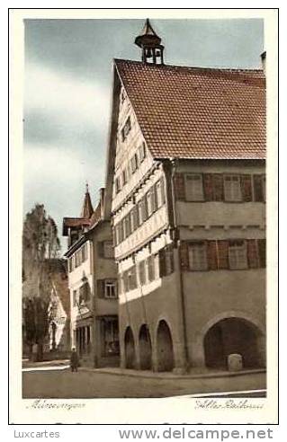 MÜNSINGEN . ALTES RATHAUS. - Muensingen